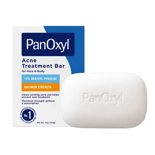 PanOxyl Acne Treatment Bar, Max Strength 10% Benzoyl Peroxide