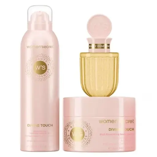 Women'Secret Divine Touch Shower gel 200ml + Body Cream 250ml + Body Oil 100ml