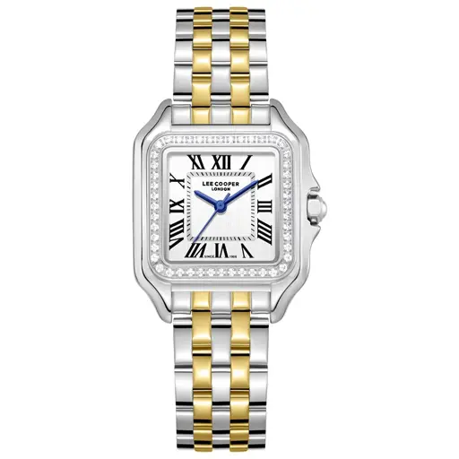 LEE COOPER Women's 3H Silver Dial Watch - LC08398.230