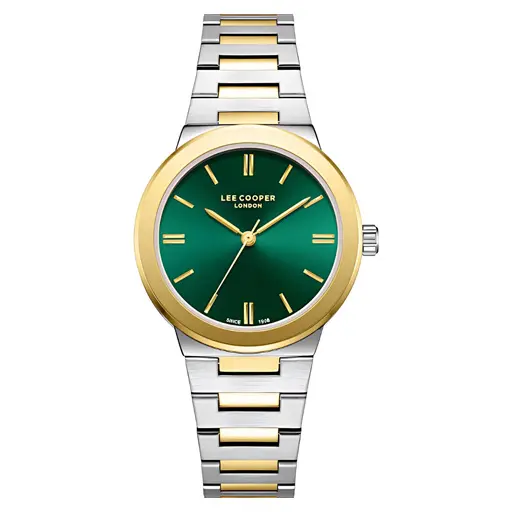 Lee Cooper Women's Analog Dark Green Dial Watch - LC08133.270