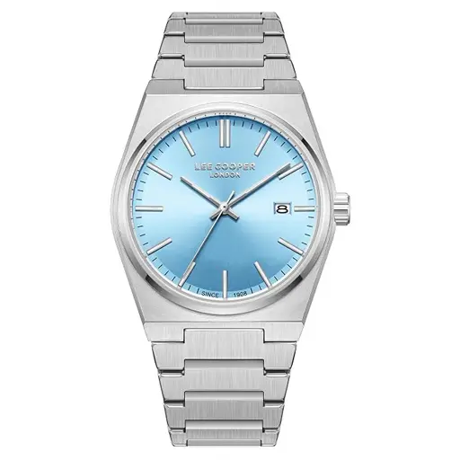 Lee Cooper Quartz Blue Round Dial Men's Watch - LC08196.300