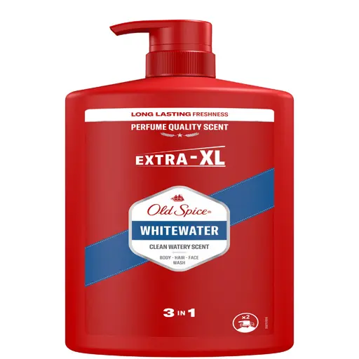 Old Spice White Water Shower Gel & Shampoo 1000ml 