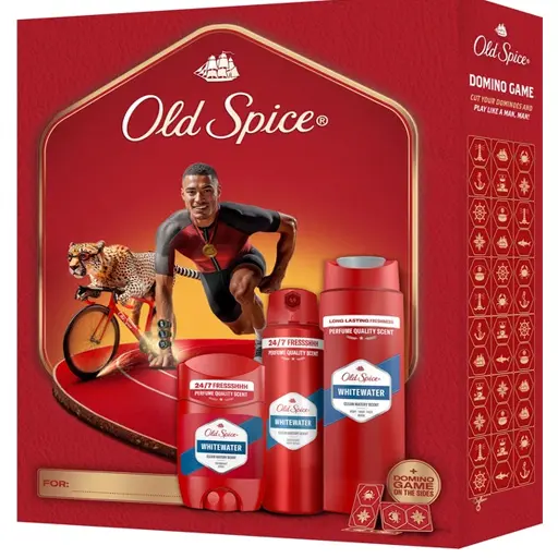 Old Spice 250ml SG+150ml Spray+50ml Stick Whitewater
