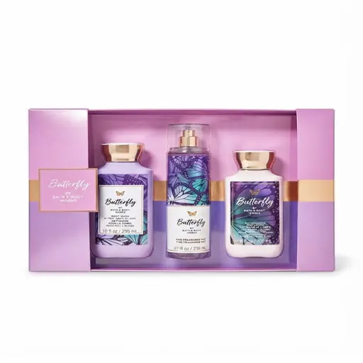 Bath & Body Works Butterfly Set 3 PCS