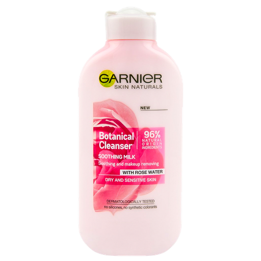 GARNIER SKIN NATURALS MAKEUP REMOVER Naturals Essentials WITH ROSE WATER 200ML