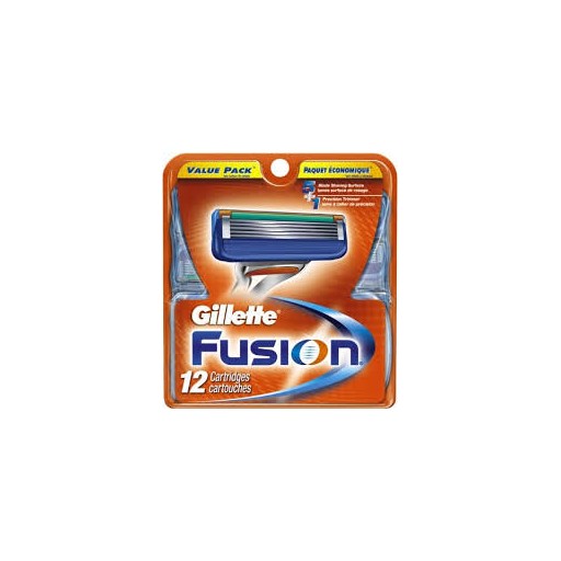 GILLETTE FUSION HAIR REMOVAL 12 BLADES