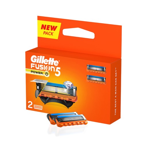 Gillette Fusion - Men's Razor Blades 2 PCS