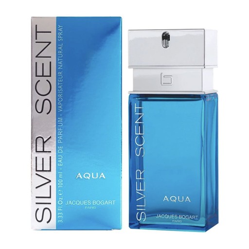 Jacques Bogart  Men's Silver Scent Aqua EDP Spray 3.38 oz Fragrances