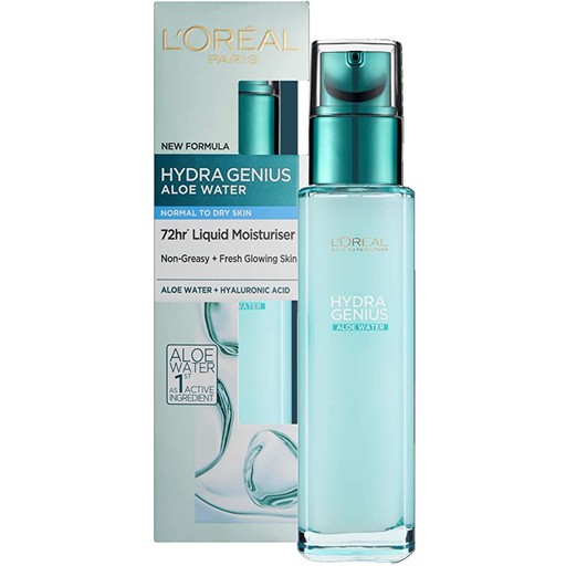 LOREAL HYDRA GENIUS ALOE WATER FOR NORMAL TO DRY SKIN 70ML