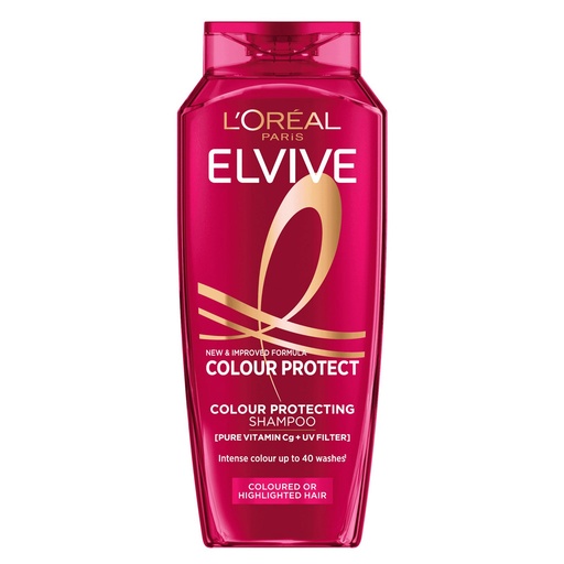 Loreal Elvive Color Protect Nourishing Shampoo maintains the strength and vitality of color 500ML
